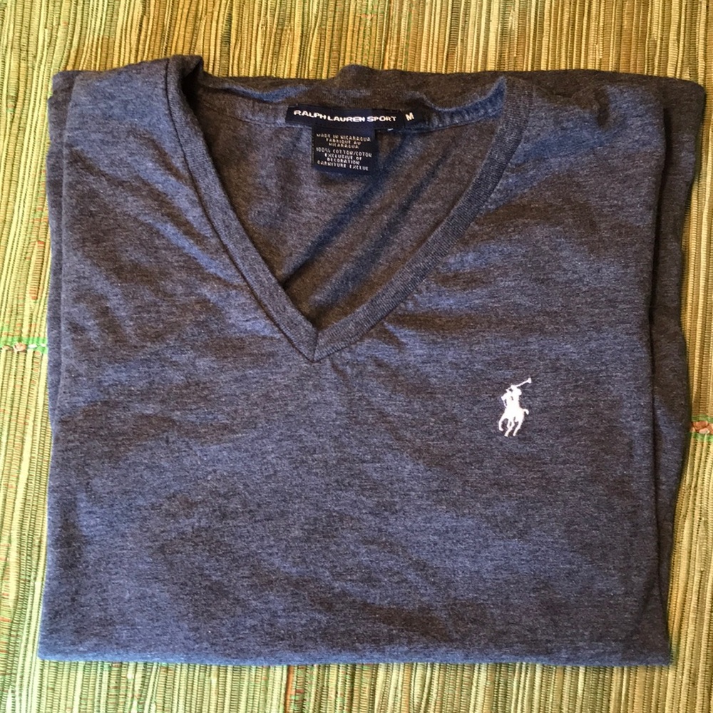 Ralph Lauren Gray V-neck